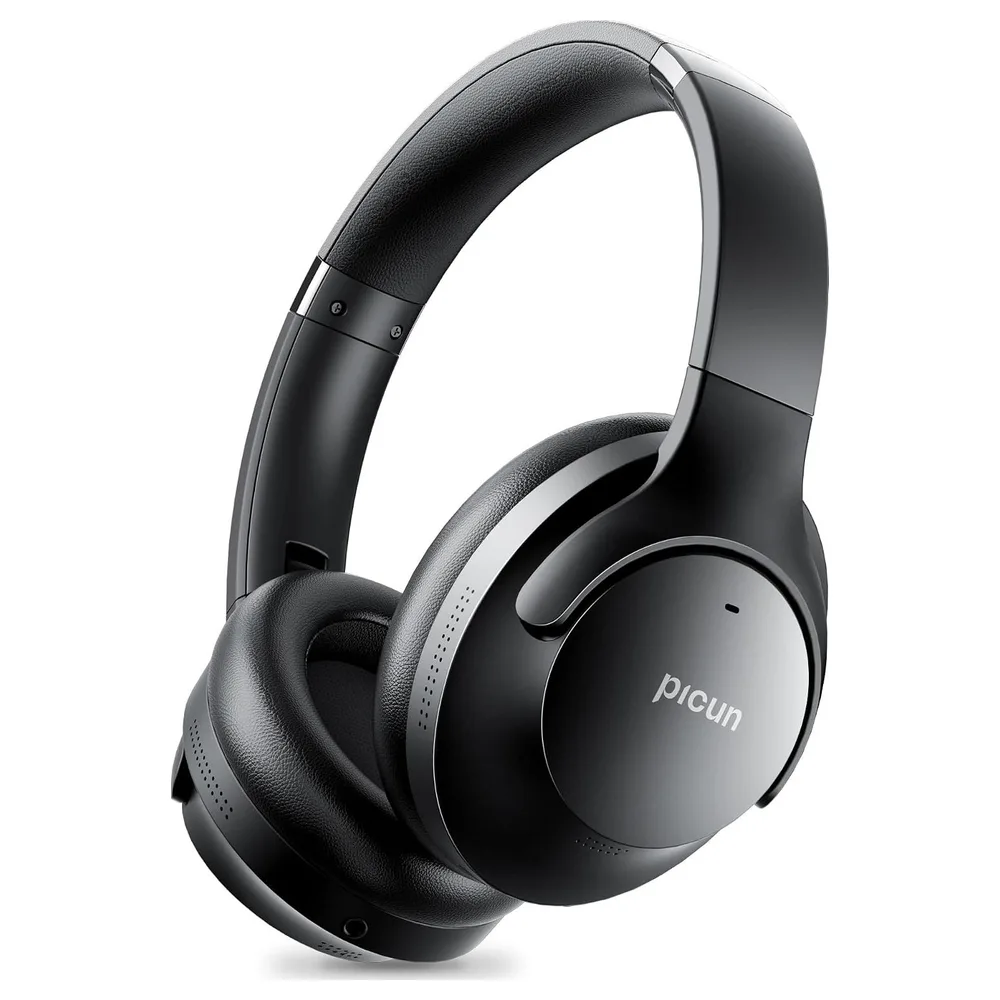 picun 40H ANC Headphones in Black